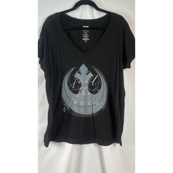 Her Universe Star Wars Torrid Size 0 Feel The Star T-shirt - Picture 1 of 4